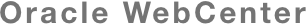 Oracle WebCenter